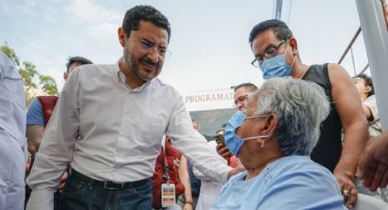 Martí Batres supervisa en Veracruz acciones del ISSSTE tras lluvias y refuerza vacunación