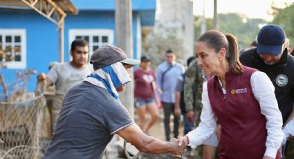 Tienen todo nuestro respaldo, reitera Sheinbaum a población afectada por lluvias en Veracruz