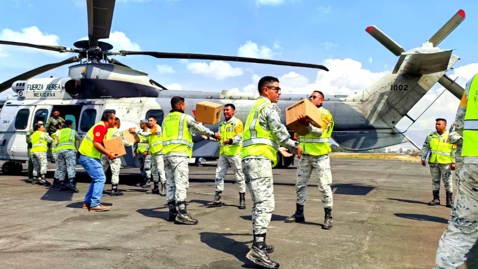 En Veracruz se encuentran desplegados 3,708 elementos con el apoyo de 3 helicópteros.