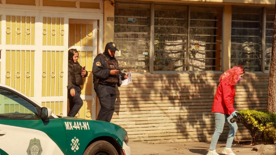 Imagen de un caso de homicidio en la colonia del Valle.