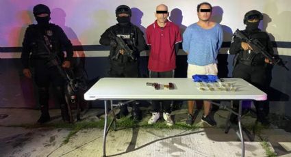 Detienen a dos hombres con arma y marihuana en la Alameda