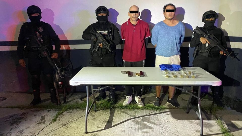 Los sujetos fueron identificados como Luis 'N' 44 años y Alfredo Vinicio 'N' de 31 años.