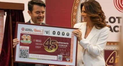 Comar celebra aniversario con billete y sorteo de Lotería Nacional
