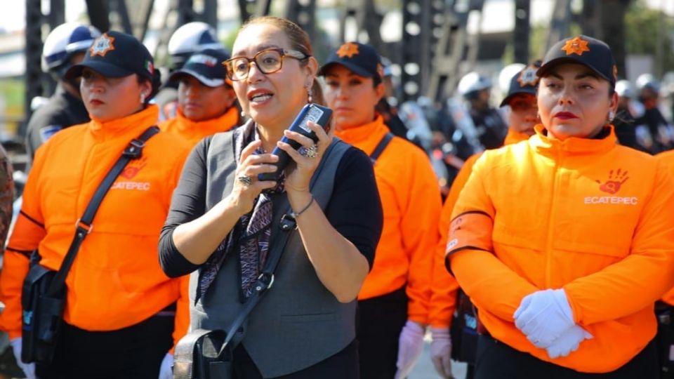 Azucena Cisneros, presidenta municipal de Eatepec, Estado de México.