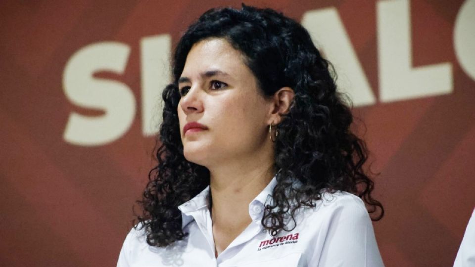 Luisa Alcalde, líder nacional de Morena.