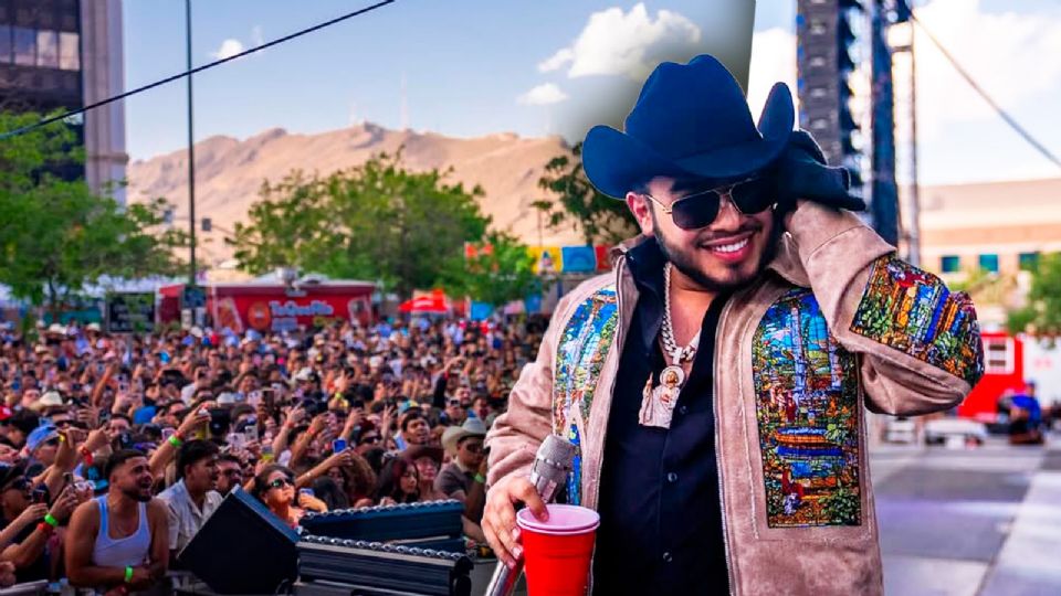 El cantante no detuvo su presentación y siguió interpretando sus canciones con aparente normalidad.