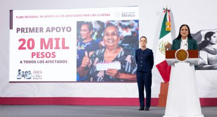 Sheinbaum anuncia inversión inicial de 10 mil mdp en apoyos directos a damnificados por las lluvias