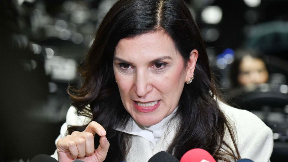 Kenia López Rabadán, presidenta de la Cámara de Diputados.