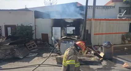 Incendio consume casa de tebaján en Monterrey; investigan posible conflicto de pareja