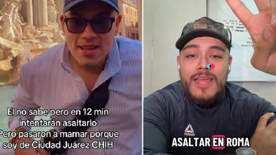 Aguerrido como mexicano y orgulloso juarensa, este turista mexicano evitó un robo en Roma.