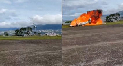 VIDEO | Así fue el accidente de la avioneta en Venezuela que dejó 2 personas fallecidas