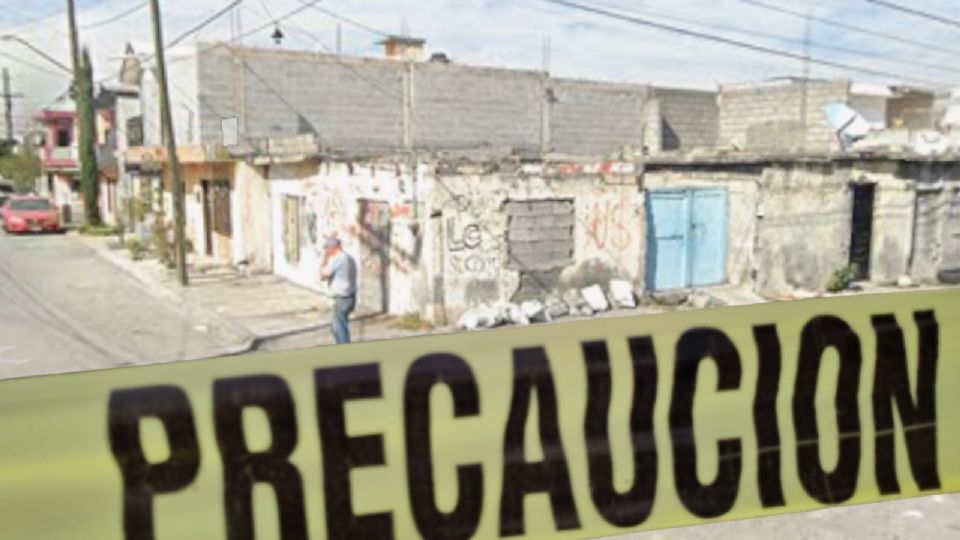 Agentes ministeriales investigan el ataque a balazos que dejó sin vida a un hombre en la colonia Noria Norte, en Apodaca.