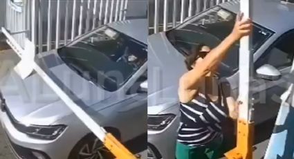 Nace Lady Pluma: exhiben a mujer en Puebla por humillar a guardia de su fraccionamiento | VIDEO