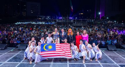 Inicia el Festival de Santa Lucía 2025 con arte, drones y música