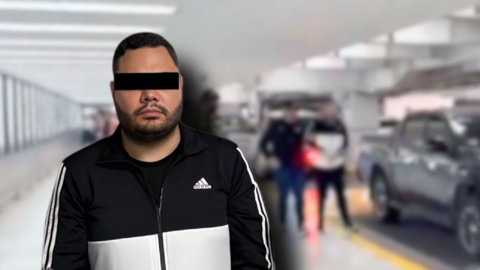 Tras su captura, los elementos de seguridad le informaron sus derechos y lo trasladaron bajo un fuerte dispositivo de seguridad.