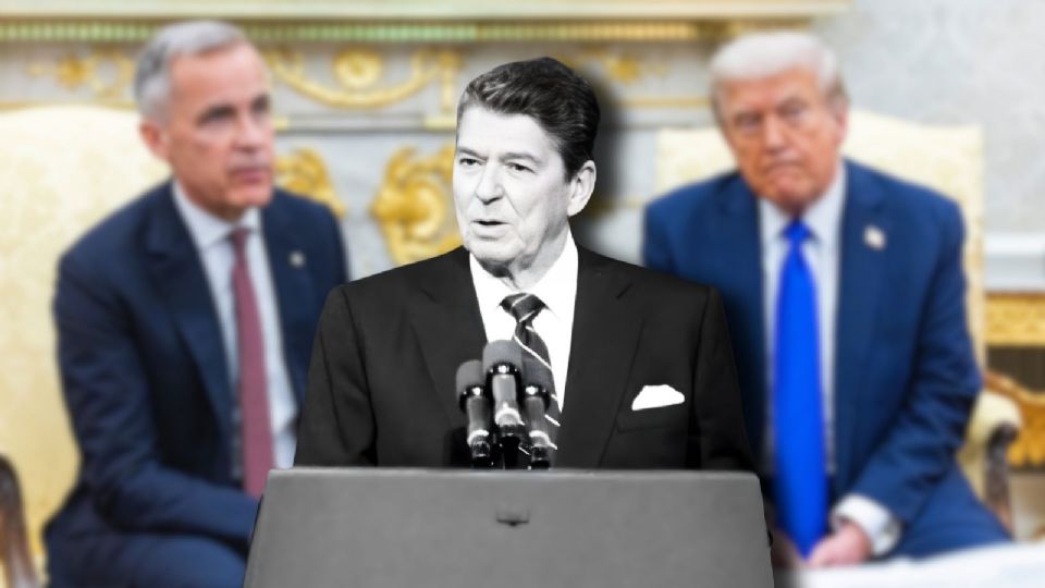 El anuncio, producido por el Gobierno de Ontario y transmitido en varias cadenas estadounidenses, utilizó partes de un discurso radial de Reagan del 25 de abril de 1987.