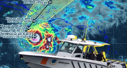 Huracán Melissa sube a categoría 3 en su paso por el Caribe ¿Afectará las costas mexicanas?