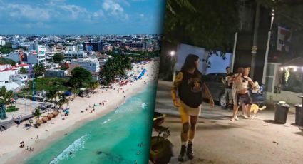 Arrestan a extranjero por actos de violencia en área turística de Playa del Carmen | VIDEO