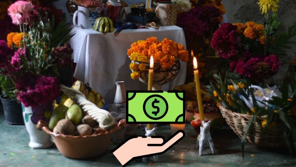 Honrar a nuestros antepasados no es barato, pues esto sale poner una ofrenda sencilla y otras más elaboradas.