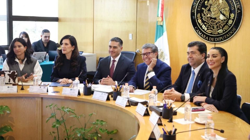 Omar García Harfuch, titular de la SSPC, en San Lázaro.