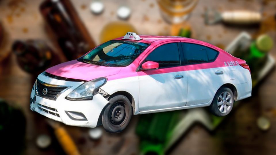 Sorprenden a taxista ebrio con su esposa escondida en la cajuela para vigilarlo.