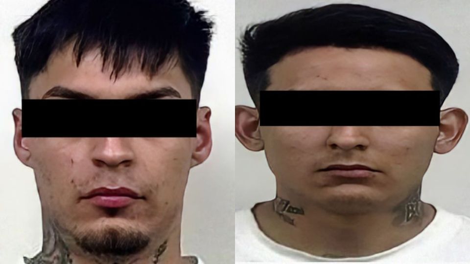 Los sujetos fueron identificados como Ángel “N” de 24 años y Mario “N” de 26.