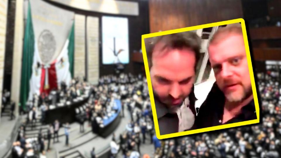 Diputados del PVEM en supuesto estado de ebriedad.