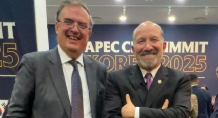 Marcelo Ebrard se reúne con Howard Lutnick en Cumbre de la APEC