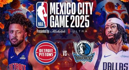 NBA México 2025: Dallas Mavericks y Detroit Pistons se enfrentan en la Arena CDMX