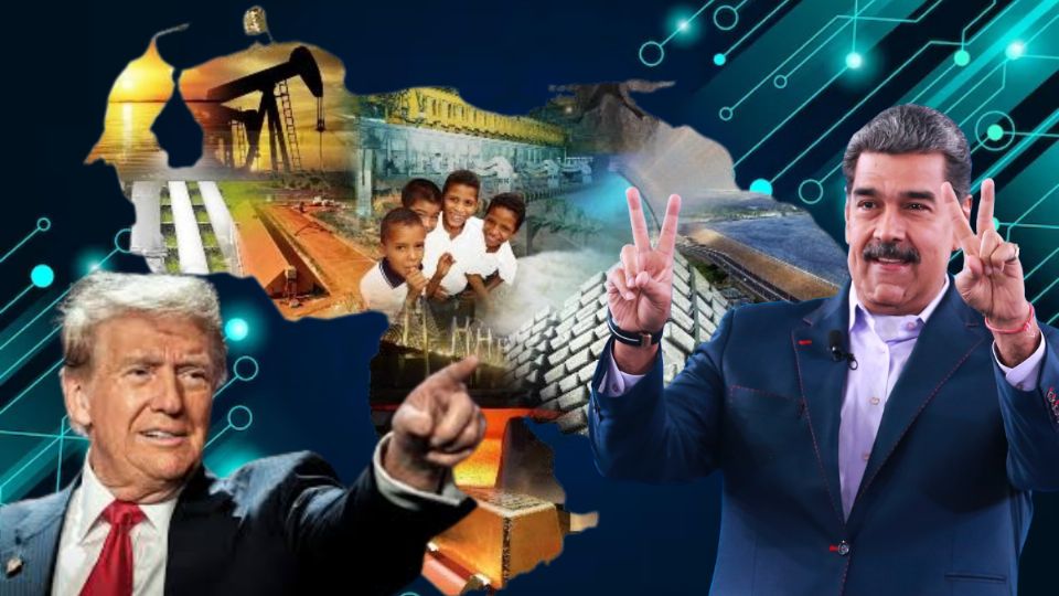 Donald Trump dice que no, pero Nicolás Maduro asegura que lo que quiere EEUU son sus recursos naturales, no acabar con el narco.