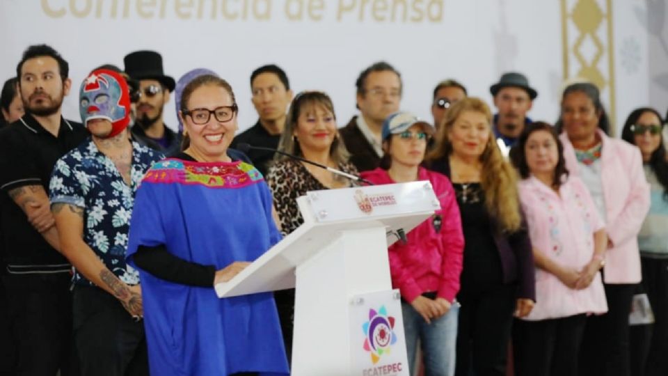 Azucena Cisneros invita a Festival en Ecatepec.