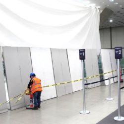 AICM: Avanzan trabajos de remodelación aunque con incomodidades para usuarios