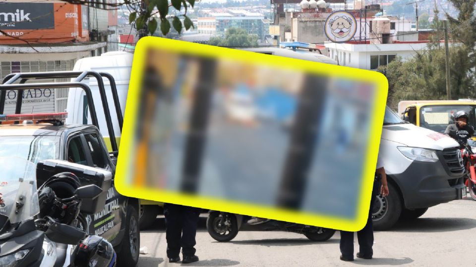 Adulto mayor pierde la vida en calles de Naucalpan, tras ser atropellado por una combi que intentó darse a la fuga.