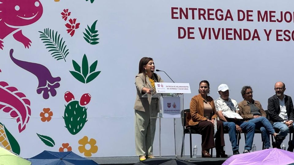 La mandataria capitalina recalcó que este programa está pensado para fortalecer los proyectos familiares y comunitarios.