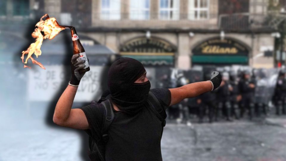 Como lamentablemente se va haciendo costumbre, la marcha para conmemorar la masacre del 2 de octubre terminó en vandalismo.