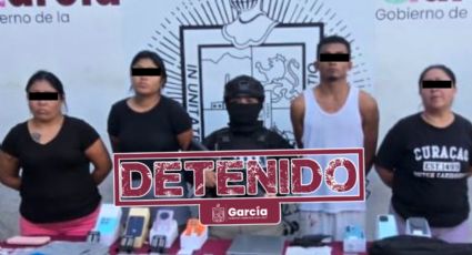 Detienen a cuatro personas tras robo en negocio de telefonía en García