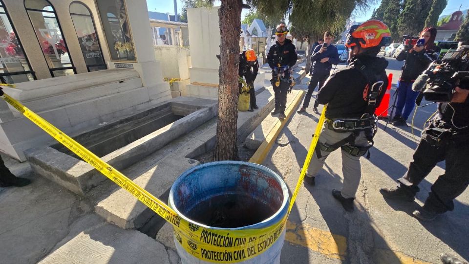 Protección Civil realizó un simulacro del operativo que se llevará a cabo en Día Muertos