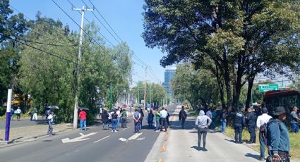 Caos en Insurgentes Sur: personal de seguridad de la UNAM bloquea la vialidad, tras muerte de aficionado