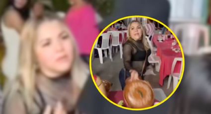'Lady Hambreada': Mujer protagoniza escándalo en fiesta por no recibir más comida | VIDEO