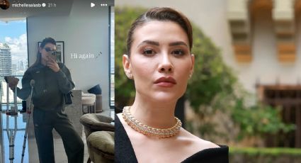¿Qué le pasó a Michelle Salas? Hija de Luis Miguel sorprende al aparecer con muletas