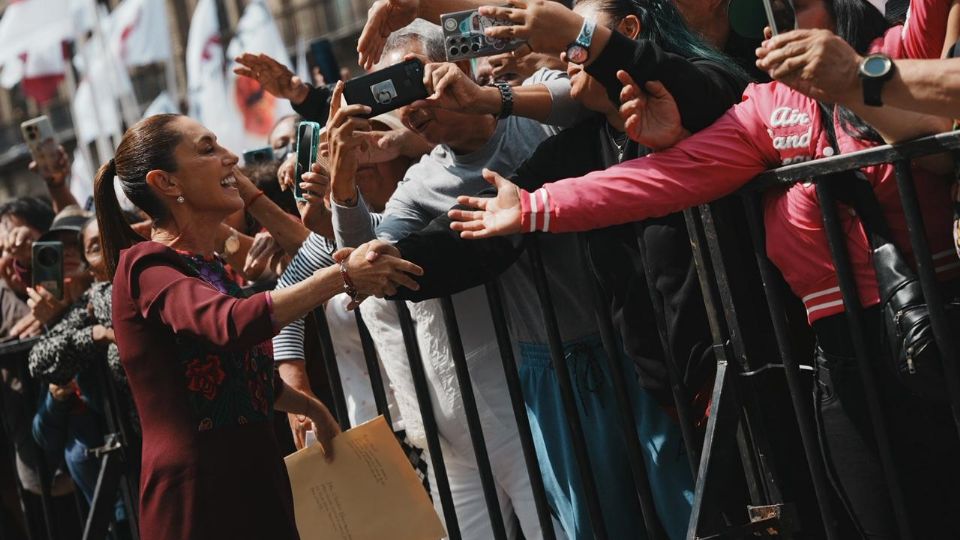 La presidenta Caudia Sheinbaum encabezó el evento del primer año de Gobierno en el Zócalo de la CDMX.
