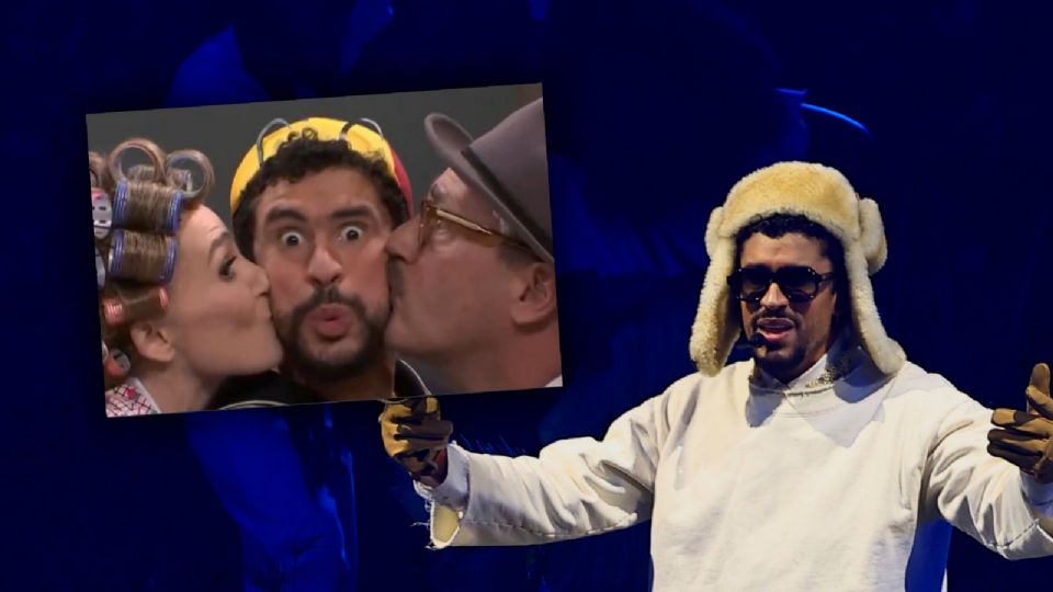 Bad Bunny imitó a Kiko en una parodia que se hizo viral, en medio de la polémica por su elección para el Super Bowl.