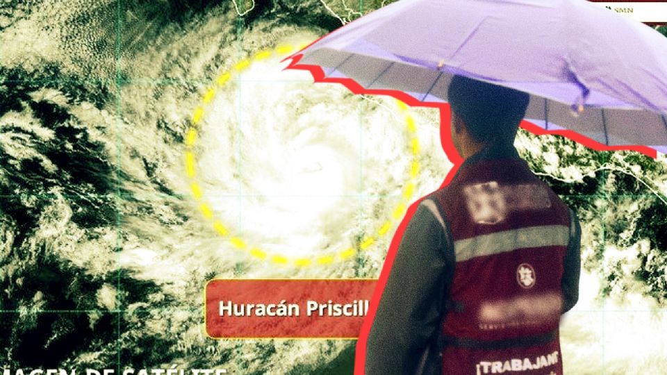 'Priscila' se intensificó a huracán categoría 1.