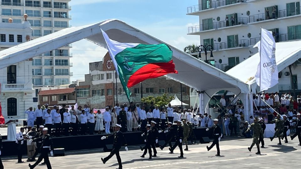 Evento de la Marina Armada de México en Veracruz.