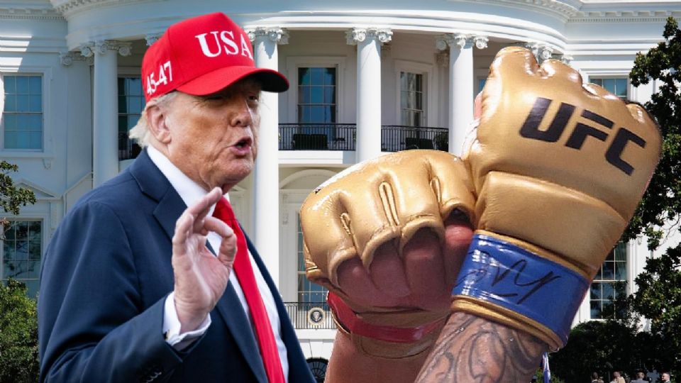 Donald Trump anuncia fecha de la pelea de la UFC en la Casa Blanca.
