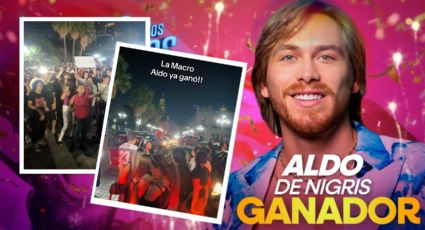 VIDEO | Así festejaron a Aldo De Nigris en la Macroplaza tras ganar La Casa de los Famosos