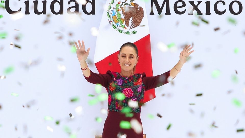 Claudia Sheinbaum, presidenta de México, celebra su primer año como gobernante del país.