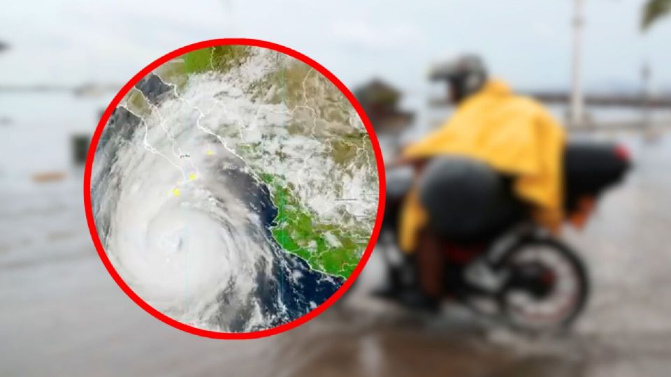 En la costa de Baja California Sur se esperan oleajes de entre 5 y 6 metros de altura y vientos de 80 a 100 km/h.