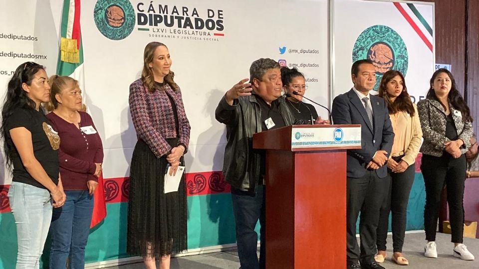 Cuauhtémoc Rivera, presidente de la Alianza Nacional de Pequeños Comerciantes, en la Cámara de Diputados.