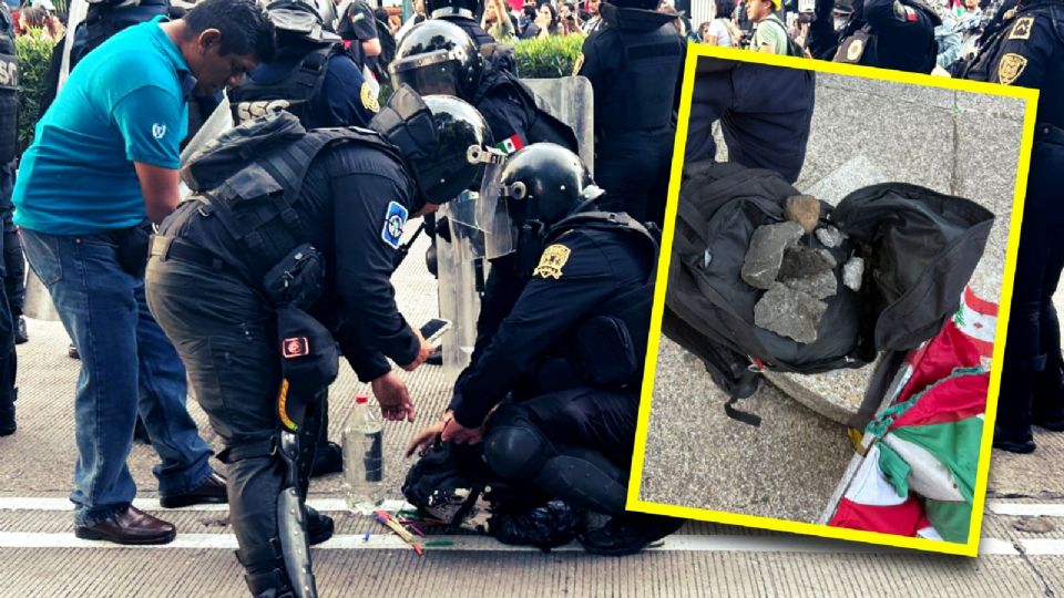 Marcha en favor de Palestina en la CDMX.